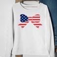 Kids Flag Bow Girls 4Th Of July Toddler Stars And Stripes Baby Sweatshirt Gifts for Old Women