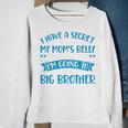 Kids Im Going To Be A Big Brother Pregnancy Announcement Sweatshirt Gifts for Old Women