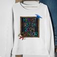My Last First Day 2024 High School Senior Back To School Sweatshirt Gifts for Old Women