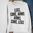 Legs Core Arms Rowing On Rower Fitness Workout Gear Sweatshirt Gifts for Old Women