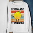 Lemonade Squad For Stand Boss Lemon Juice Summer Sweatshirt Gifts for Old Women