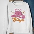 Lets Go Gays Lgbt Pride Cowboy Hat Retro Gay Rights Ally Sweatshirt Gifts for Old Women