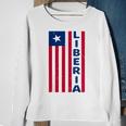 Liberia Liberian Pride Flag Vintage Liberia Independence Sweatshirt Gifts for Old Women