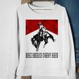 Make America Cowgirl Cowboy Again Rodeo Lover 4Th Of July Sweatshirt Gifts for Old Women