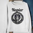 Napier Clan Scottish Name Coat Of Arms Tartan Sweatshirt Gifts for Old Women