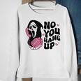 No You Hang Up Ghost Halloween Sweatshirt Gifts for Old Women
