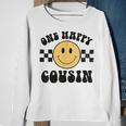 One Happy Dude 1St Birthday One Cool Cousin Family Matching Sweatshirt Gifts for Old Women
