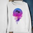 Palm Trees Beach Sunset Beach Lovers Summer Vacation Sweatshirt Gifts for Old Women
