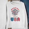 Party In The Usa 4Th Of July Patriotic Disco Ball Retro Patriotic Funny Gifts Sweatshirt Gifts for Old Women