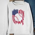 Patriotic Baseball 4Th Of July Men Usa American Flag Boys Patriotic Funny Gifts Sweatshirt Gifts for Old Women