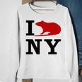I Rat Ny I Love Rats New York Sweatshirt Gifts for Old Women