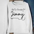 Rest In Paradise Jimmy Margarita Guitar Sweatshirt Gifts for Old Women