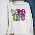 Retro Lake Life Apparel Lake Lover Gifts Travel Adventure Sweatshirt Gifts for Old Women