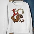 Retro Love Rodeo Cowboy Boots Lasso Western Country Cowgirl Sweatshirt Gifts for Old Women