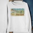 Rhodesia Poster Advertisement In The Sun Rhodesian Sweatshirt Gifts for Old Women