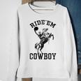 Rideem Cowboy Vintage Cowgirl Womans Country Horse Riding Sweatshirt Gifts for Old Women