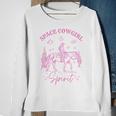 Rodeo Howdy Western Retro Cowboy Funny Cowgirl Space Cosmic Sweatshirt Gifts for Old Women