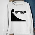 Sisyphus Greek Mythology Ancient Greece Graphic Sweatshirt Gifts for Old Women