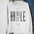Stay Humble & Hustle Hard Quote Black Text Sweatshirt Gifts for Old Women