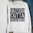 Straight Outta Elementary School Boys Girl Graduation 2023 Sweatshirt Gifts for Old Women