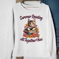 Summer Reading All Together 2023 Cat Books Now Library Sweatshirt Gifts for Old Women