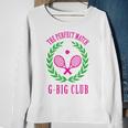 Tennis Match Club Little G Big Sorority Reveal Sweatshirt Gifts for Old Women
