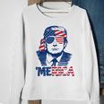 Trump 'Merica Trump 4Th Of July Sweatshirt Gifts for Old Women