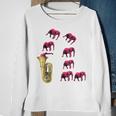 Tuba Funny Elephant Gifts For Elephant Lovers Funny Gifts Sweatshirt Gifts for Old Women