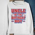 Uncle Football Birthday Boy Family Baller B-Day Party Sweatshirt Gifts for Old Women
