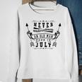 Never Underestimate An Old Man Born In July Sweatshirt Gifts for Old Women