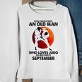 Never Underestimate An Old September Man Who Loves Judo Sweatshirt Gifts for Old Women