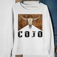 Vintage Cojo Bull Skull Country Music Sweatshirt Gifts for Old Women