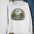 Vintage Frog Toad Friend Cottagecore Aesthetic Frog Lovers Sweatshirt Gifts for Old Women