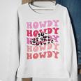 Vintage White Howdy Rodeo Western Hat Southern Cowgirl Sweatshirt Gifts for Old Women
