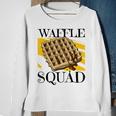 Waffle Squad Ironic Waffle Gourmet Hobby Chef Sweatshirt Gifts for Old Women