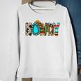 Western Vibes Howdy Cowboy Cowgirl Cactus Apparel Sweatshirt Gifts for Old Women