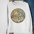 Zion National Park Utah Nature Mountains Hiking Outdoors Sweatshirt Gifts for Old Women