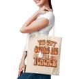 Retro Halloween You Cant Scare Me Im A Teacher Women Halloween Gifts Tote Bag