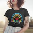 2Nd Grade Squad Back To School Rainbow Teachers Women T-shirt Gifts for Her