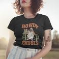 Funny Howdy Ghouls Western Cowgirl Halloween Spooky Season Women T-shirt Gifts for Her