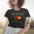 MILF Man I Love Fireball - Funny 8 Bit Vintage Women T-shirt Gifts for Her