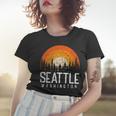 Seattle Washington Wa Retro Vintage 70S 80S 90S Gift 70S Vintage Designs Funny Gifts Women T-shirt Gifts for Her