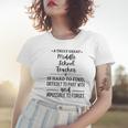 A Truly Great Middle School Teacher Is Hard To Find Gifts For Teacher Funny Gifts Women T-shirt Gifts for Her