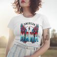 American Mama Retro Wings 4Th Of July For Women Gifts For Mama Funny Gifts Women T-shirt Gifts for Her