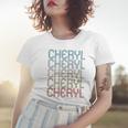 Cheryl First Name Vintage Women T-shirt Gifts for Her