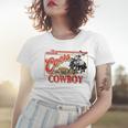 Punchy Cowboy Western Country Cattle Cowboy Cowgirl Rodeo Women T-shirt Gifts for Her