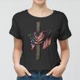 American By Birth Christian By Choice Dad By The Grace Women T-shirt