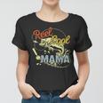 Mothers Day Funny Retro Reel Cool Mama Fishing Lover Gift For Women Women T-shirt