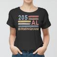 Retro Birmingham Area Code 205 Residents State Alabama Women T-shirt
