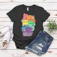 Cute Kawaii Cats Pile Lgbt Gay Pride Rainbow Flag Anime Cat Women T-shirt Unique Gifts